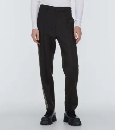Prada Mohair and wool logo pants | Thumbnail 5 Prada Mohair and wool logo pants | Thumbnail 5