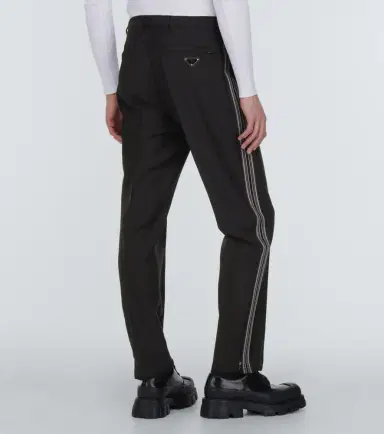 Prada Mohair and wool logo pants | Thumbnail 6 Prada Mohair and wool logo pants | Thumbnail 6