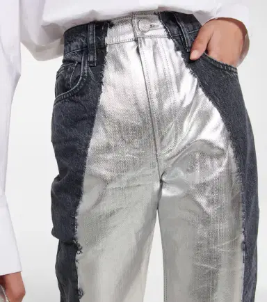 Frame Pieced mid-rise straight jeans | Thumbnail 5 Frame Pieced mid-rise straight jeans | Thumbnail 5