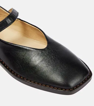 Lemaire Leather Mary Jane ballet flats | Thumbnail 4 Lemaire Leather Mary Jane ballet flats | Thumbnail 4