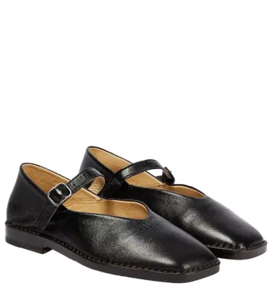 Lemaire Leather Mary Jane ballet flats | Thumbnail 1 Lemaire Leather Mary Jane ballet flats | Thumbnail 1