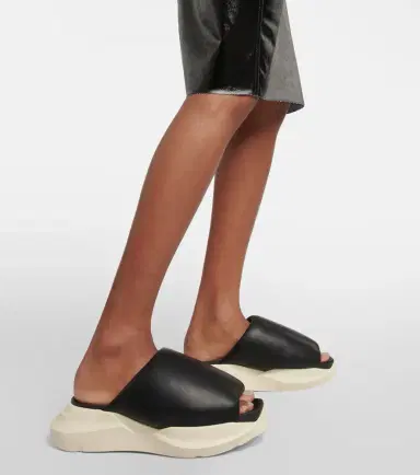 Rick Owens Leather slides | Thumbnail 3 Rick Owens Leather slides | Thumbnail 3