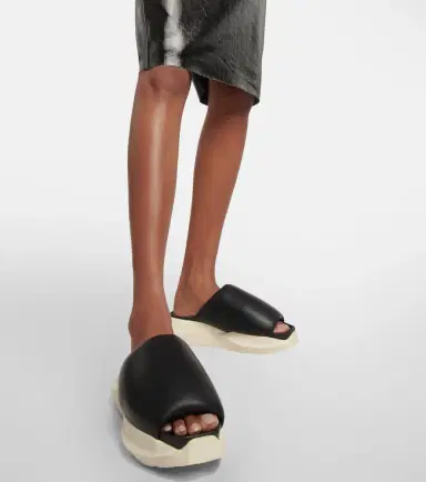 Rick Owens Leather slides | Thumbnail 4 Rick Owens Leather slides | Thumbnail 4