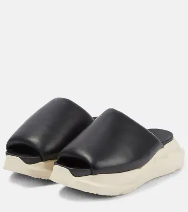 Rick Owens Leather slides | Thumbnail 5 Rick Owens Leather slides | Thumbnail 5
