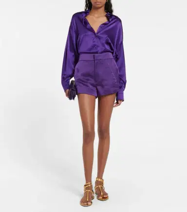 Tom Ford Satin shorts | Thumbnail 4 Tom Ford Satin shorts | Thumbnail 4