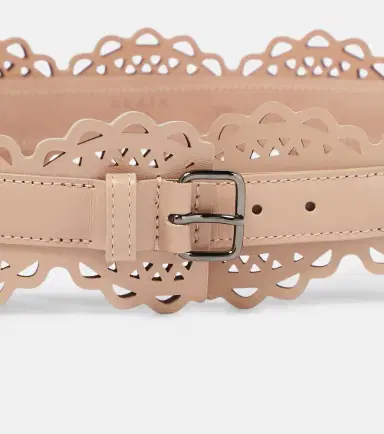 Alaïa Alaïa Laser-cut leather corset belt | Thumbnail 2 Alaïa Alaïa Laser-cut leather corset belt | Thumbnail 2