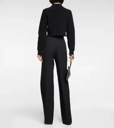 Alaïa Alaïa Keyhole virgin wool cropped sweater | Thumbnail 2 Alaïa Alaïa Keyhole virgin wool cropped sweater | Thumbnail 2