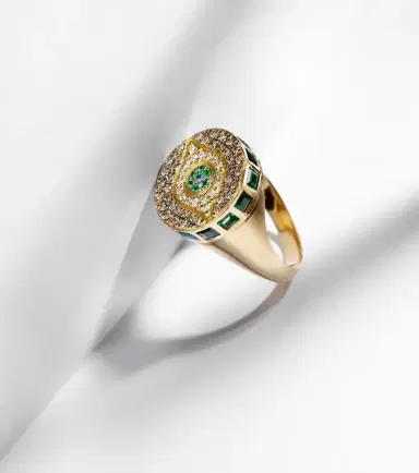 Ileana Makri Dawn Candy 18kt gold ring with diamonds and gemstones | Thumbnail 4 Ileana Makri Dawn Candy 18kt gold ring with diamonds and gemstones | Thumbnail 4
