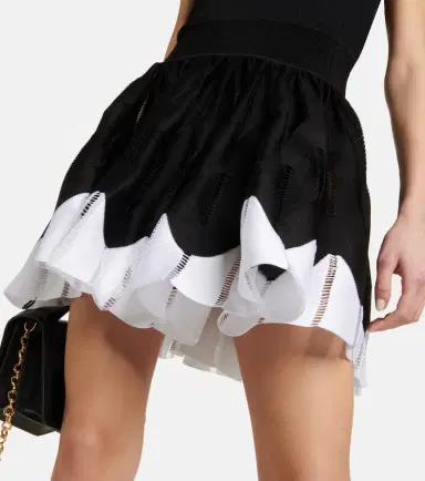Alaïa Alaïa V-neck minidress | Thumbnail 2 Alaïa Alaïa V-neck minidress | Thumbnail 2