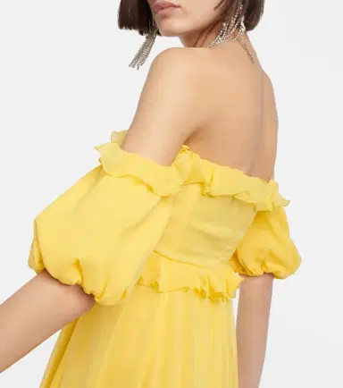 Giambattista Valli Off-the-shoulder silk gown | Thumbnail 6 Giambattista Valli Off-the-shoulder silk gown | Thumbnail 6