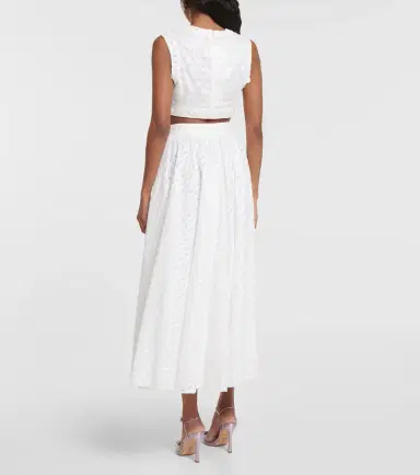 Giambattista Valli Macramé midi skirt | Thumbnail 3 Giambattista Valli Macramé midi skirt | Thumbnail 3