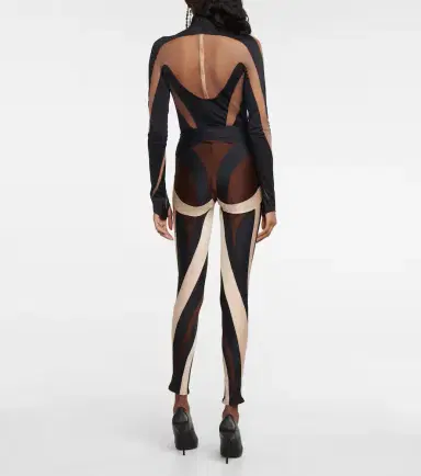 Mugler Paneled bodysuit | Thumbnail 3 Mugler Paneled bodysuit | Thumbnail 3