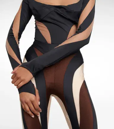 Mugler Paneled bodysuit | Thumbnail 4 Mugler Paneled bodysuit | Thumbnail 4