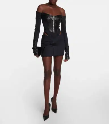 Mugler Cutout miniskirt | Thumbnail 3 Mugler Cutout miniskirt | Thumbnail 3