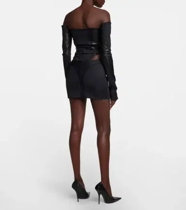 Mugler Cutout miniskirt | Thumbnail 4 Mugler Cutout miniskirt | Thumbnail 4