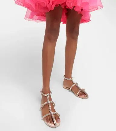 Giambattista Valli Maharani embellished leather sandals | Thumbnail 2 Giambattista Valli Maharani embellished leather sandals | Thumbnail 2