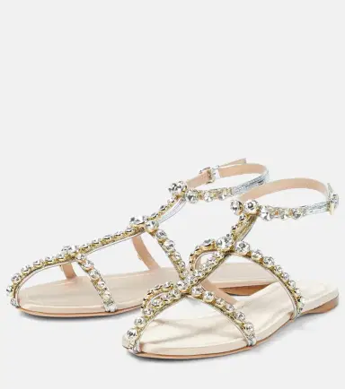 Giambattista Valli Maharani embellished leather sandals | Thumbnail 4 Giambattista Valli Maharani embellished leather sandals | Thumbnail 4
