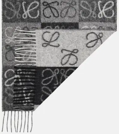 Loewe Anagram wool and cashmere scarf | Thumbnail 4 Loewe Anagram wool and cashmere scarf | Thumbnail 4