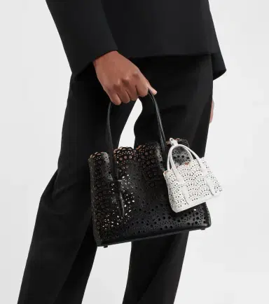 Alaïa Alaïa Mina Mini leather crossbody bag | Thumbnail 3 Alaïa Alaïa Mina Mini leather crossbody bag | Thumbnail 3