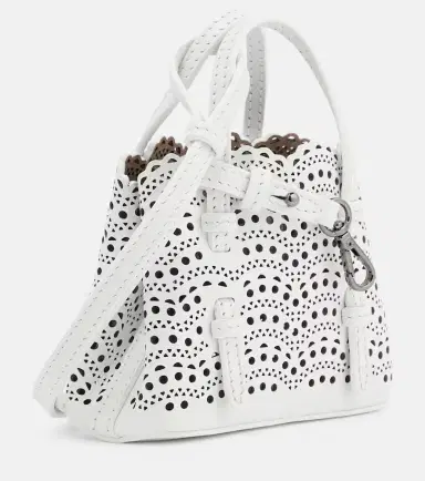 Alaïa Alaïa Mina Mini leather crossbody bag | Thumbnail 5 Alaïa Alaïa Mina Mini leather crossbody bag | Thumbnail 5