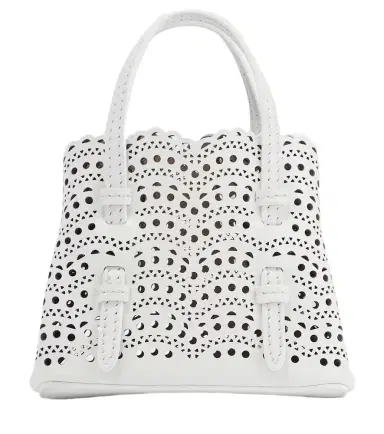 Alaïa Alaïa Mina Mini leather crossbody bag | Thumbnail 1 Alaïa Alaïa Mina Mini leather crossbody bag | Thumbnail 1