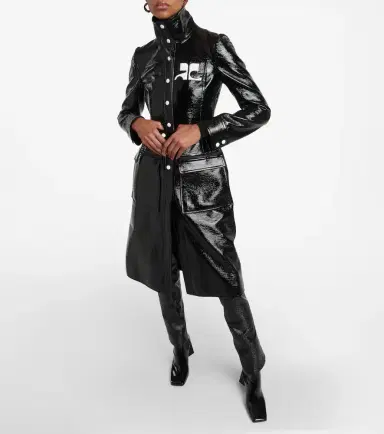 Courreges Courrèges Logo cotton-blend trench coat | Thumbnail 2 Courreges Courrèges Logo cotton-blend trench coat | Thumbnail 2