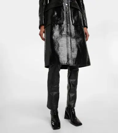 Courreges Courrèges Logo cotton-blend trench coat | Thumbnail 7 Courreges Courrèges Logo cotton-blend trench coat | Thumbnail 7