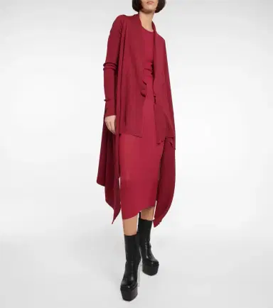 Rick Owens Printed sheer midi dress | Thumbnail 2 Rick Owens Printed sheer midi dress | Thumbnail 2