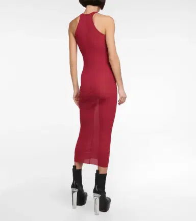 Rick Owens Printed sheer midi dress | Thumbnail 4 Rick Owens Printed sheer midi dress | Thumbnail 4