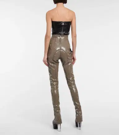 Rick Owens Dirt Waist embellished leggings | Thumbnail 3 Rick Owens Dirt Waist embellished leggings | Thumbnail 3