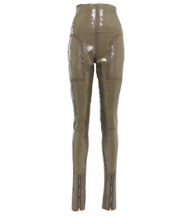 Rick Owens Dirt Waist embellished leggings | Thumbnail 1 Rick Owens Dirt Waist embellished leggings | Thumbnail 1