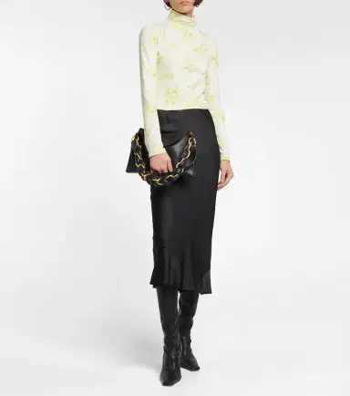 Dorothee Schumacher Sense of Shine silk-blend midi skirt | Thumbnail 2 Dorothee Schumacher Sense of Shine silk-blend midi skirt | Thumbnail 2