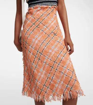 Marni Patterned cotton-blend midi dress | Thumbnail 2 Marni Patterned cotton-blend midi dress | Thumbnail 2
