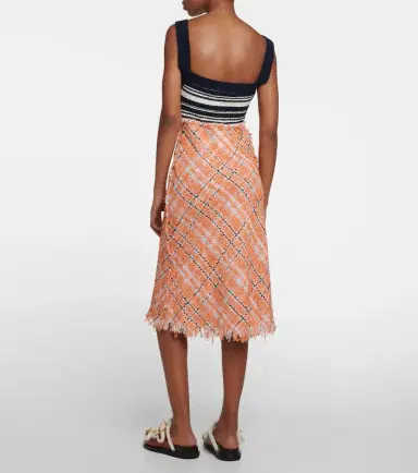 Marni Patterned cotton-blend midi dress | Thumbnail 4 Marni Patterned cotton-blend midi dress | Thumbnail 4