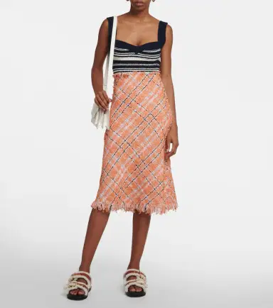 Marni Patterned cotton-blend midi dress | Thumbnail 5 Marni Patterned cotton-blend midi dress | Thumbnail 5