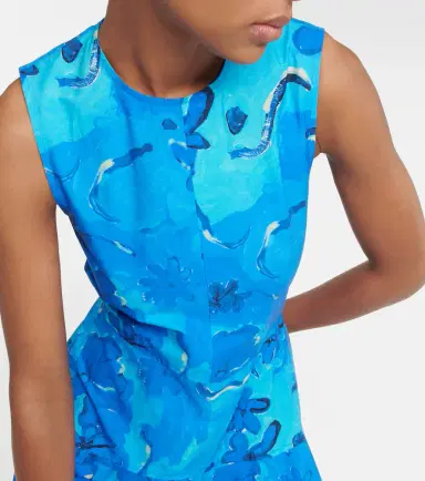 Marni Printed cotton midi dress | Thumbnail 2 Marni Printed cotton midi dress | Thumbnail 2