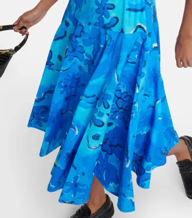 Marni Printed cotton midi dress | Thumbnail 4 Marni Printed cotton midi dress | Thumbnail 4