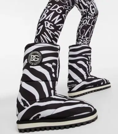 Dolce & Gabbana Zebra-print padded nylon snow boots | Thumbnail 6 Dolce & Gabbana Zebra-print padded nylon snow boots | Thumbnail 6