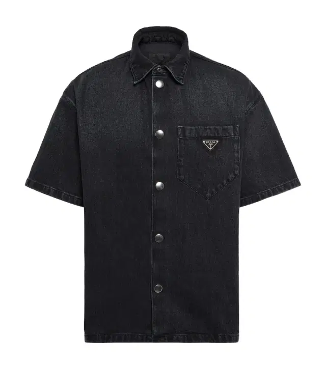 Logo denim shirt Logo denim shirt