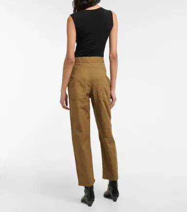 Marant Étoile Pandore cotton-blend pants | Thumbnail 4 Marant Étoile Pandore cotton-blend pants | Thumbnail 4