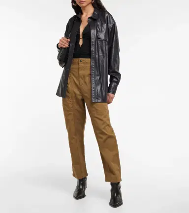 Marant Étoile Pandore cotton-blend pants | Thumbnail 5 Marant Étoile Pandore cotton-blend pants | Thumbnail 5