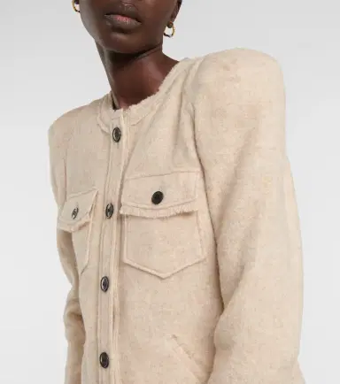 Marant Etoile Nelly wool-blend jacket | Thumbnail 4 Marant Etoile Nelly wool-blend jacket | Thumbnail 4