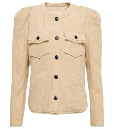 Marant Etoile Nelly wool-blend jacket | Thumbnail 1 Marant Etoile Nelly wool-blend jacket | Thumbnail 1