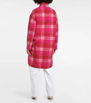 Marant Etoile Gabriel checked flannel coat | Thumbnail 2 Marant Etoile Gabriel checked flannel coat | Thumbnail 2