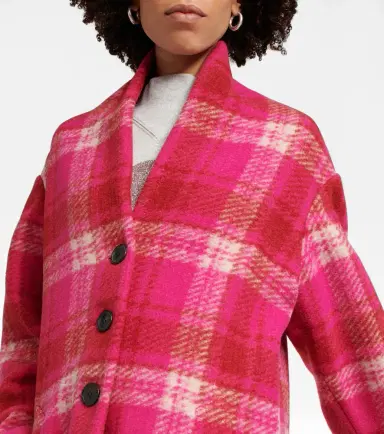Marant Etoile Gabriel checked flannel coat | Thumbnail 6 Marant Etoile Gabriel checked flannel coat | Thumbnail 6
