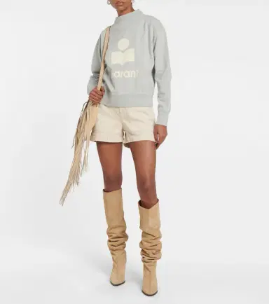 Marant Etoile Sintio denim shorts | Thumbnail 4 Marant Etoile Sintio denim shorts | Thumbnail 4