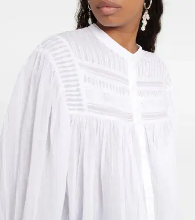 Marant Étoile Plalia oversized cotton blouse | Thumbnail 3 Marant Étoile Plalia oversized cotton blouse | Thumbnail 3