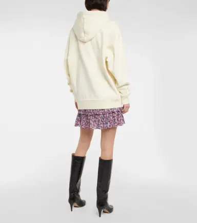 Marant Etoile Mansel logo cotton-blend hoodie | Thumbnail 4 Marant Etoile Mansel logo cotton-blend hoodie | Thumbnail 4