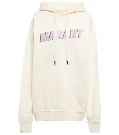 Marant Etoile Mansel logo cotton-blend hoodie | Thumbnail 1 Marant Etoile Mansel logo cotton-blend hoodie | Thumbnail 1