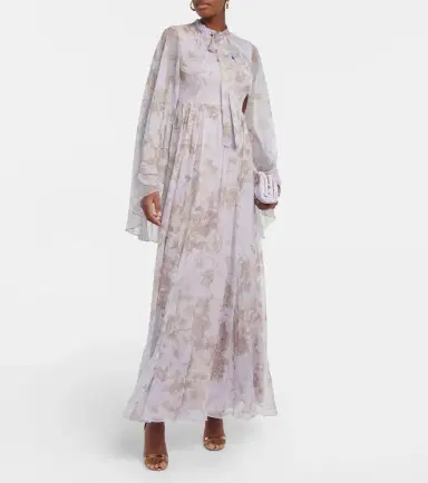 Erdem Chiara printed silk gown | Thumbnail 2 Erdem Chiara printed silk gown | Thumbnail 2